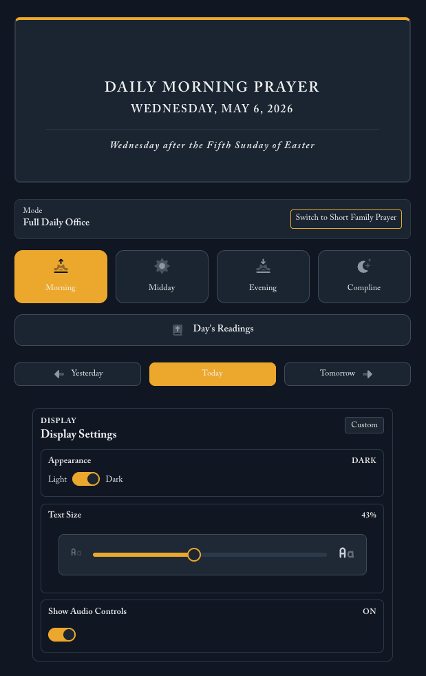 Daily Office – Web